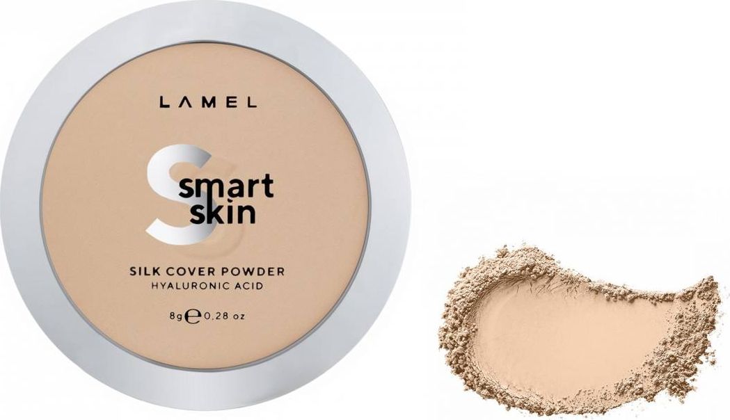 Lamel Smart Skin Puder kompaktowy do twarzy Silk Cover nr 404 8g 929143