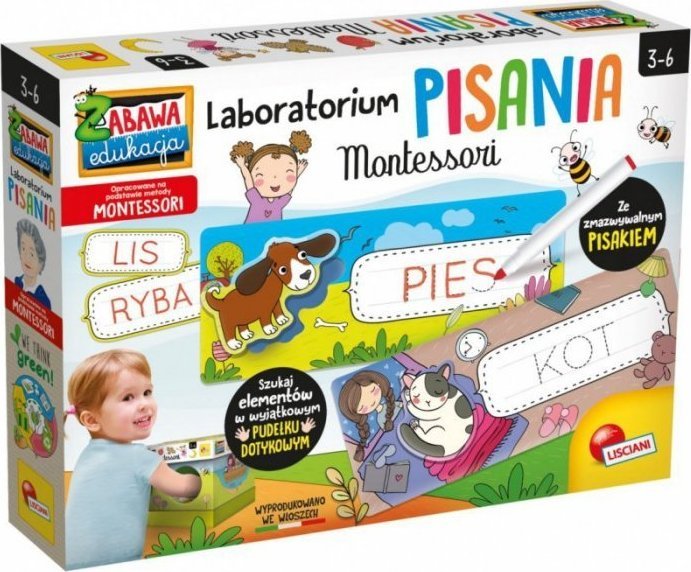 Lisciani Montessori Laboratorium Pisania 475622 (8008324094004)