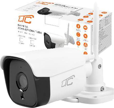 Kamera IP LTC Kamera zewnetrzna tuba biala IP LTC, WiFi, 2.0MP IP66 MicroSD-128GB. LXKAM29 (5902270759129) novērošanas kamera