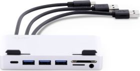 Stacja/replikator LMP USB-C (LMP-USBC-ATT-DOCK-SL) LMP-USBC-ATT-DOCK-SL (7640113433864) dock stacijas HDD adapteri