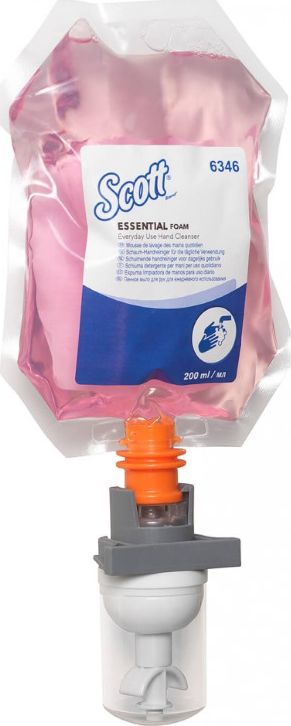 Kimberly-Clark Scott Essential - Luksusowa pianka do codziennego mycia rak, rozana - 200 ml 6346 (5033848030323)