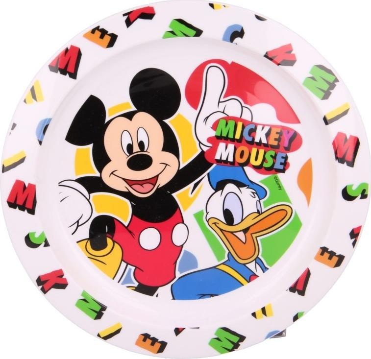 Mickey Mouse Mickey Mouse - Talerzyk deserowy (bialy) 50147 (8412497501472) piederumi bērnu barošanai