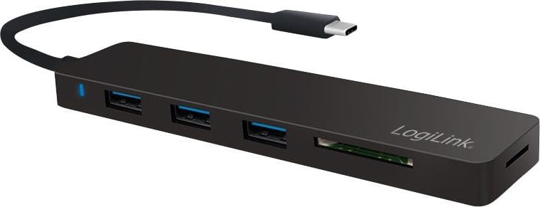 UA0312 USB 3.0 (3.1 Gen 1) Type-C 5000Mbit/s Schwarz Schnittstellenhub (UA0312) datortīklu aksesuārs