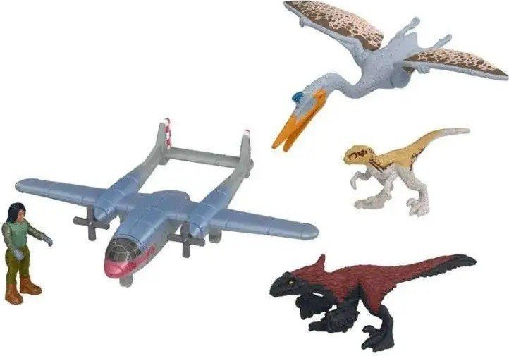 Figurka Mattel Jurassic World Minifigurki Ucieczka czy walka zestaw GXP-841410 (887961945102) bērnu rotaļlieta