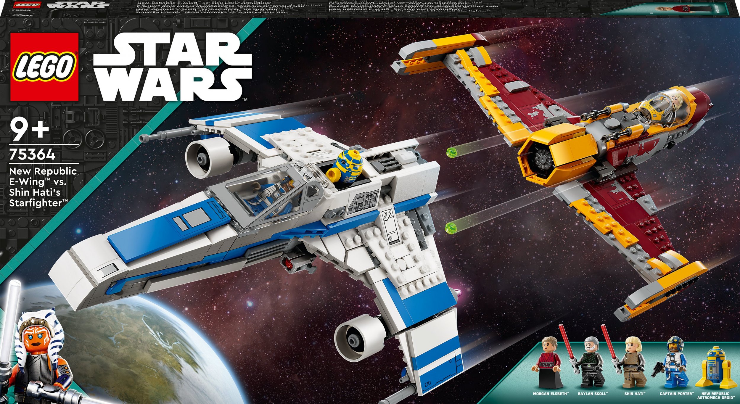 LEGO Star Wars E-Wing Trademark  Nowej Republiki kontra Mysliwiec Trademark  Shin Hati (75364) 75364 (5702017421452) LEGO konstruktors