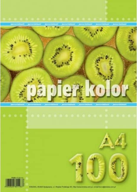 Kreska Papier ksero A4 80g jasnoniebieski 100 arkuszy PP09KRS (5905824801183) papīrs