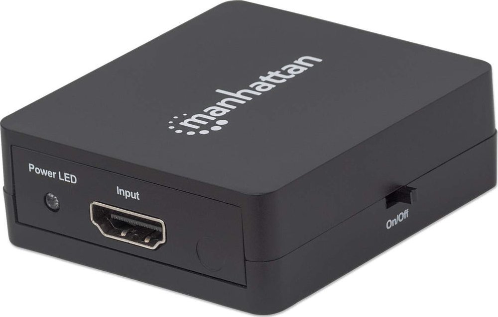 Manhattan 1080p 2-Port HDMI Splitter - Video-/Audio-Splitter - 2 x HDMI - Desktop