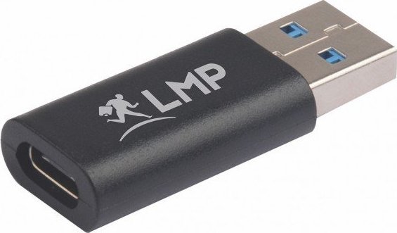 Adapter USB LMP USB-C - USB Czarny  (LMP-USBC-USB-FM-B) LMP-USBC-USB-FM-B (7640113434915)
