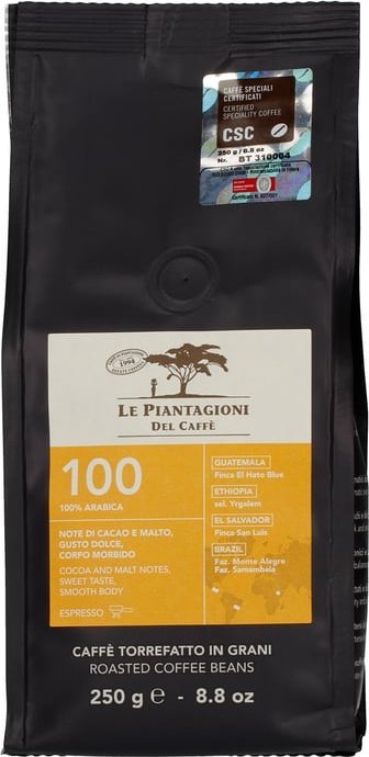 Kawa ziarnista Le Piantagioni del Caffe 100 250 g CC2001 (8033959090879) piederumi kafijas automātiem