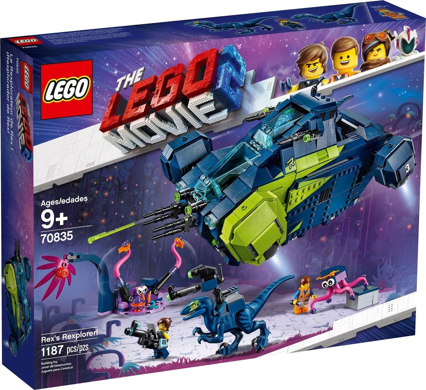 LEGO Movie 2 Rexplorer Rexa (70835) 70835 (5702016368185) LEGO konstruktors