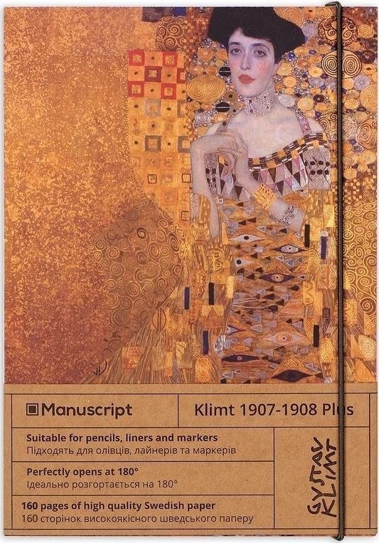 Manuscript Notatnik A5/80K Klimt 1907-1908 Plus 12750940 (4822940000058)