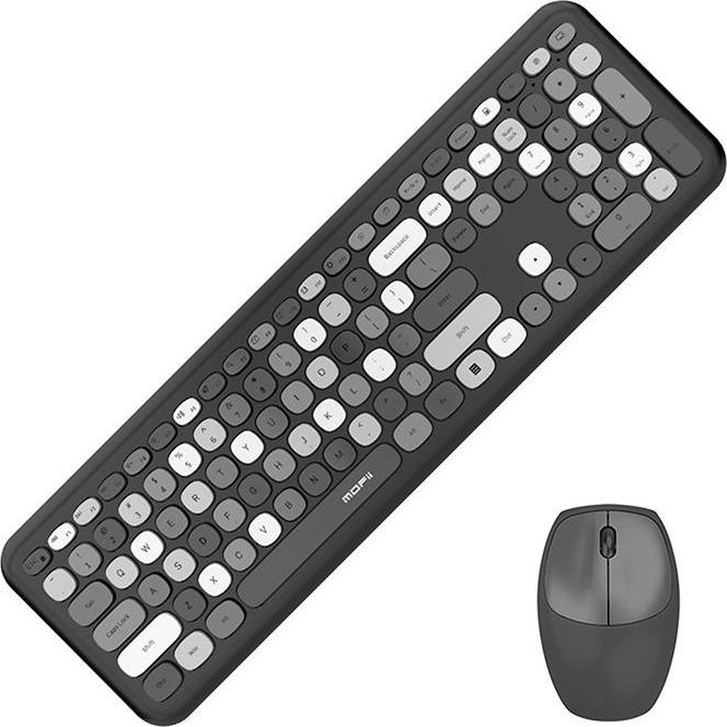 MOFII Wireless keyboard + mouse set MOFII 666 2.4G (Black) 6950125749053 klaviatūra