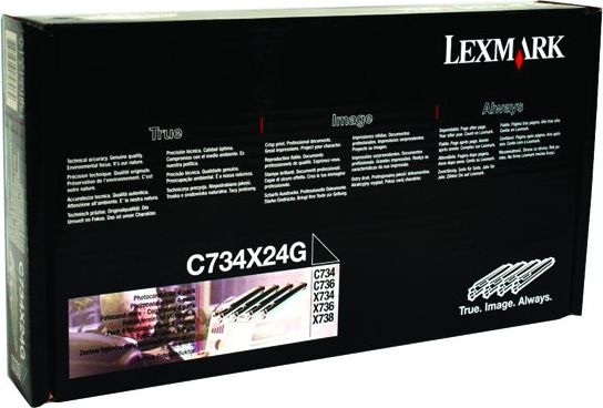 Lexmark C734, C736, X734, X736, X738 Photoconductor Unit, 4- kārtridžs