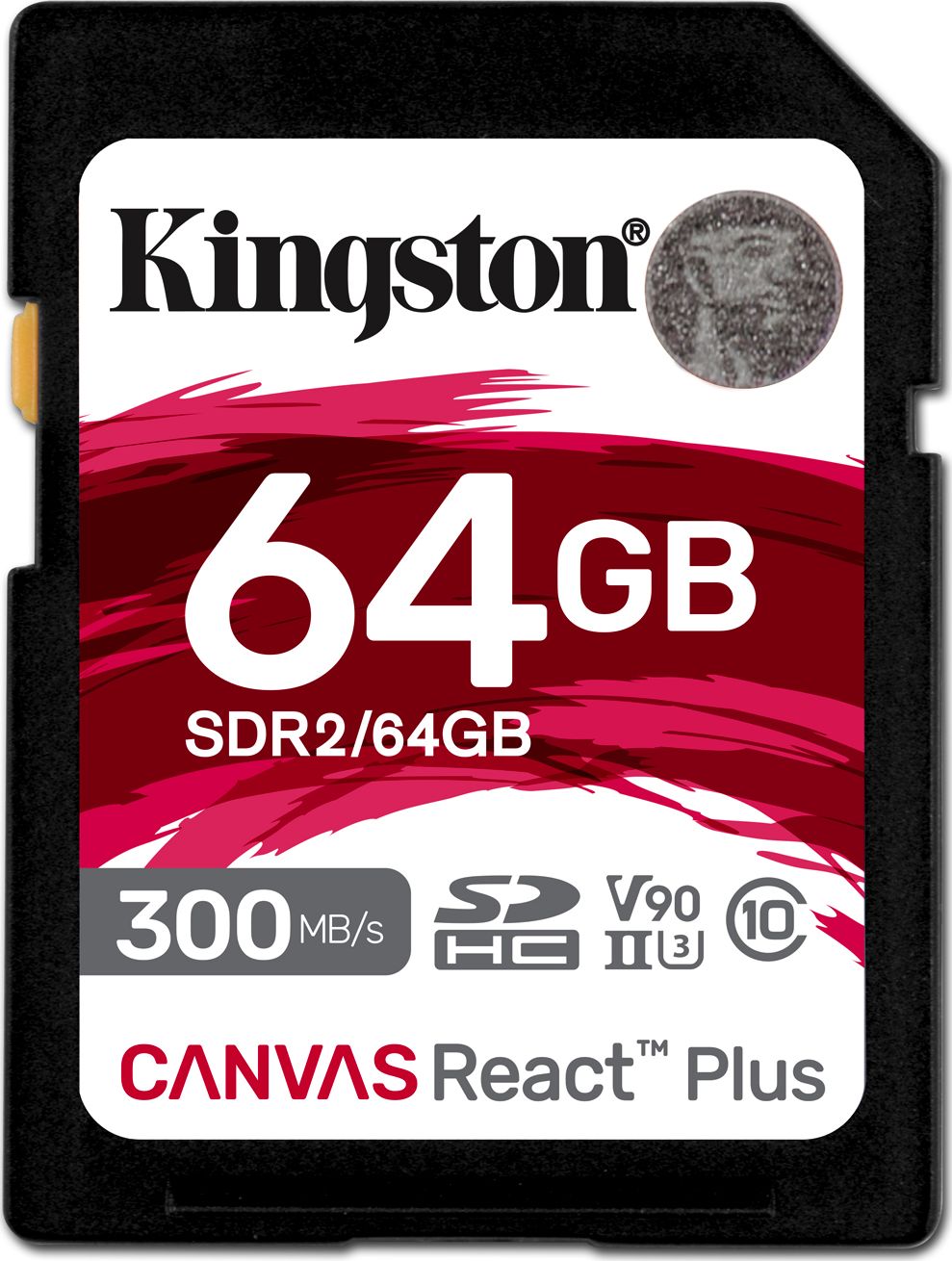 KINGSTON Memory card SD 64GB Canvas React Plus 300/260 UHS-II U3 atmiņas karte