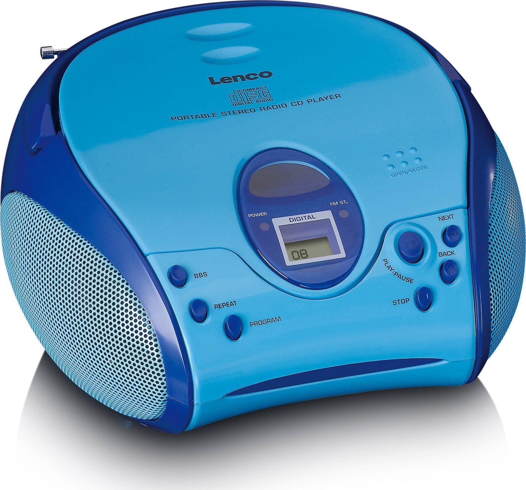 Lenco SCD-24kids blue radio, radiopulksteņi