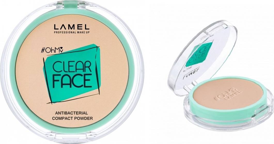 Lamel OhMy Clear Face Puder kompaktowy antybakteryjny nr 402 6g 928061