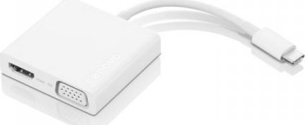 LENOVO USB-C 3-IN-1 TRAVEL HUB, 4K HDMI, VGA, USB 3.0 aksesuārs portatīvajiem datoriem