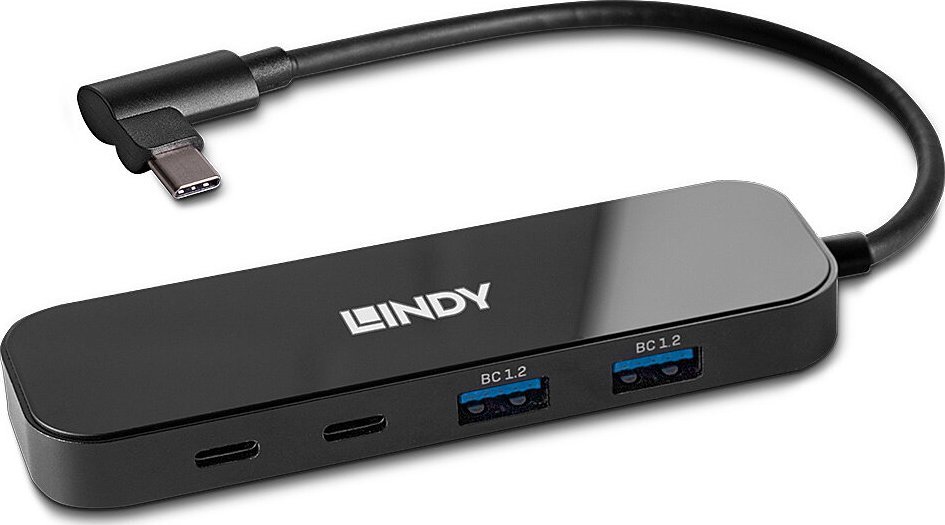 HUB USB Lindy 4 Port Usb 3.2 Gen 2 Hub 4 Port Usb 3.2 Gen 2 Hub (4002888433341) USB centrmezgli