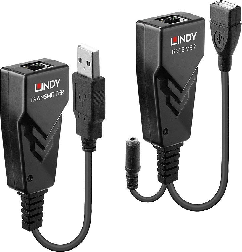 Adapter USB Lindy 42674 USB - USB + Jack 3.5mm Czarny  (42674) 42674 (4002888426749)