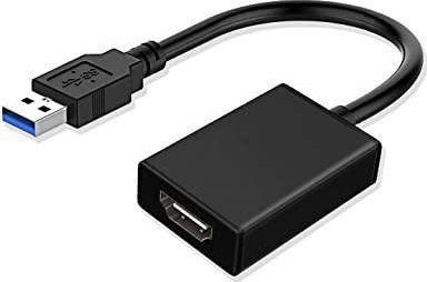 Adapter USB MicroConnect USB - HDMI Czarny  (USB 3.0 to HDMI graphic) USB 3.0 to HDMI graphic (5704174259732)