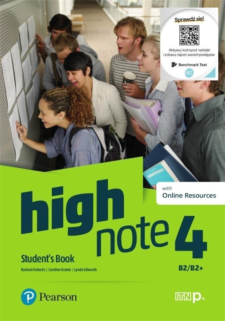 High Note 4 B2/B2+ SB+kod wkl+eBook + Benchmark 496044 (9788378828044) Literatūra