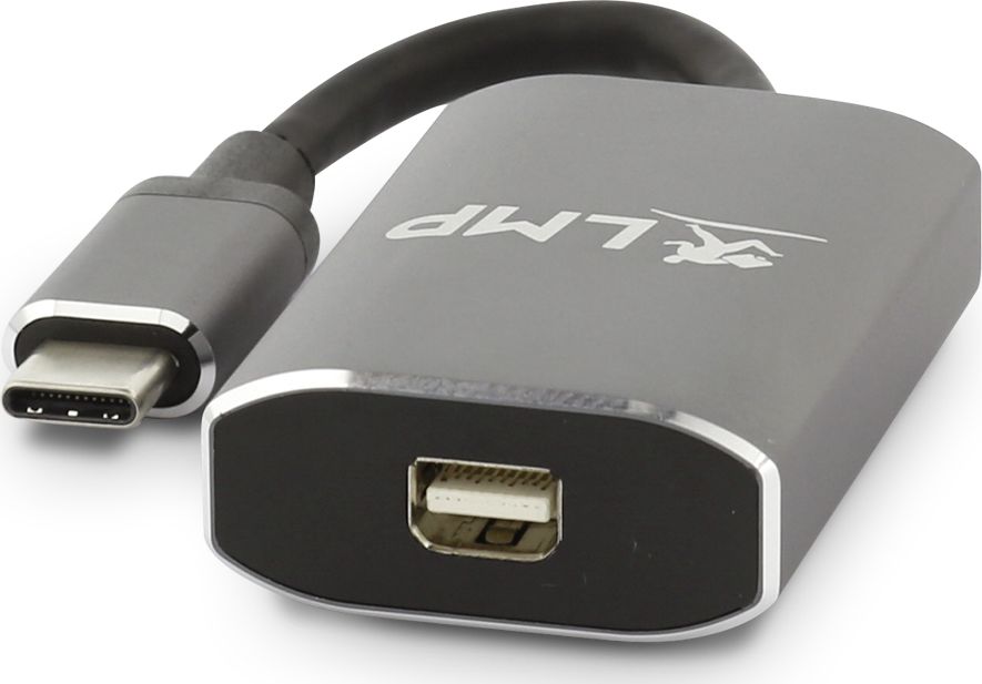 Adapter USB LMP 16138 USB-C - DisplayPort Mini Szary  (LMP-USBC-M-DP-SG) LMP-USBC-M-DP-SG (7640113432188)