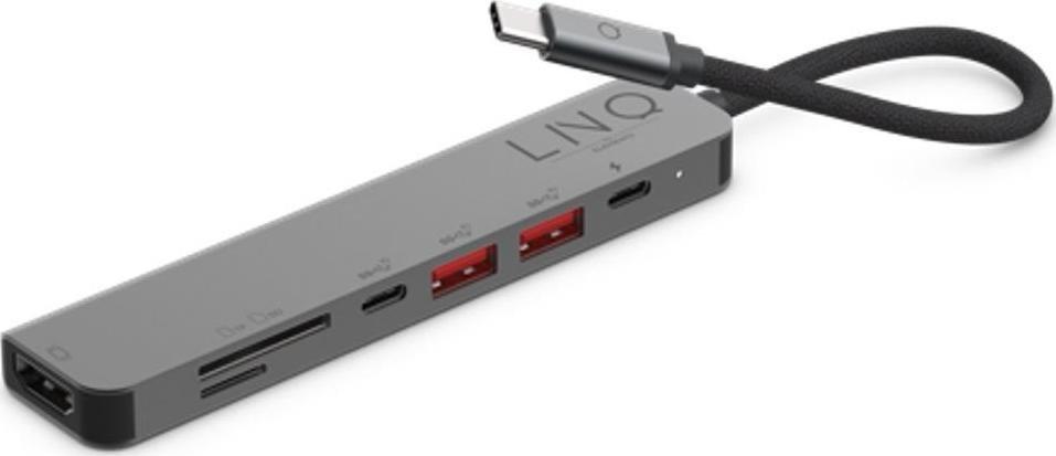 Stacja/replikator Linq 7w1 PRO USB-C (LQ48016) 1_803140 (8718969050074) dock stacijas HDD adapteri