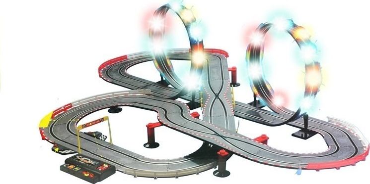 Lean Sport Car Track Slot Cars (17359-uniw)