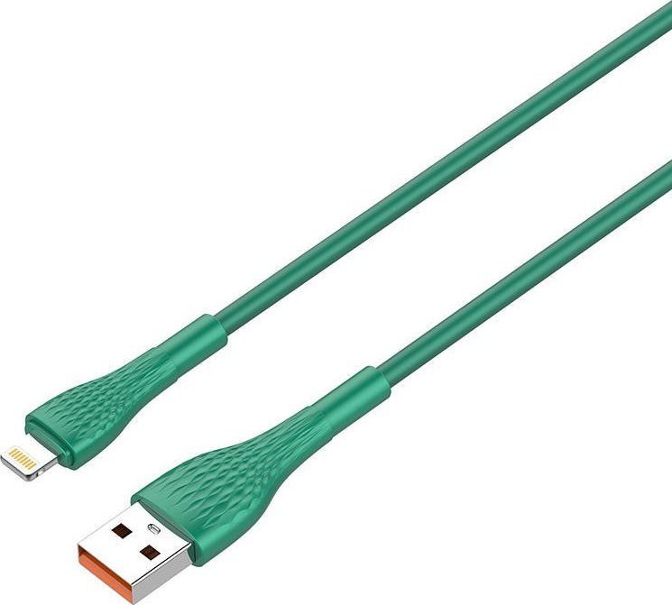 Kabel USB LDNIO USB-A - Lightning 2 m Zielony (LDN78) LDN78 (5905316144729) USB kabelis