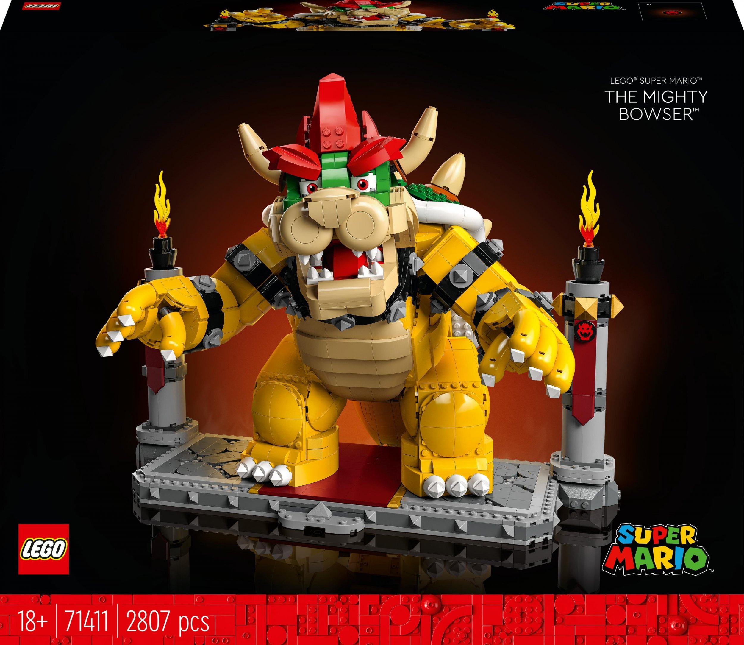 LEGO Super Mario Potezny Bowser (71411) LEGO konstruktors