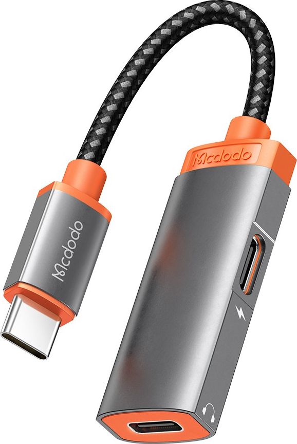 Mcdodo CA-0520 USB-C to 2x USB-C adapter, PD 60W (black)