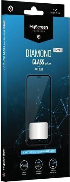 MyScreen Protector Szklo hartowane MyScreen Diamond Glass Edge Lite FG Apple iPhone 15 Plus czarny/black Full Glue MSRN397 (5904433224260) aizsardzība ekrānam mobilajiem telefoniem