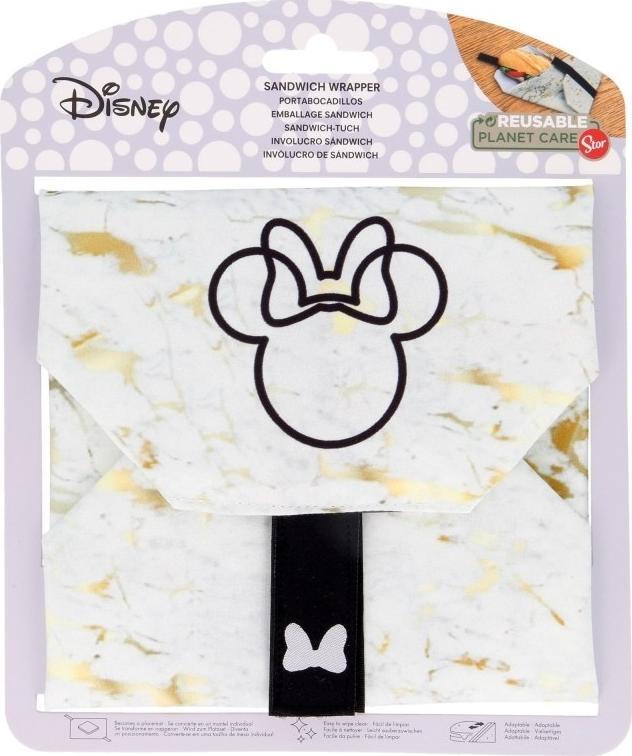 Minnie Mouse Minnie Mouse - Wielorazowa owijka sniadaniowa 01045 (8412497010455) Pārtikas uzglabāšanas piederumi