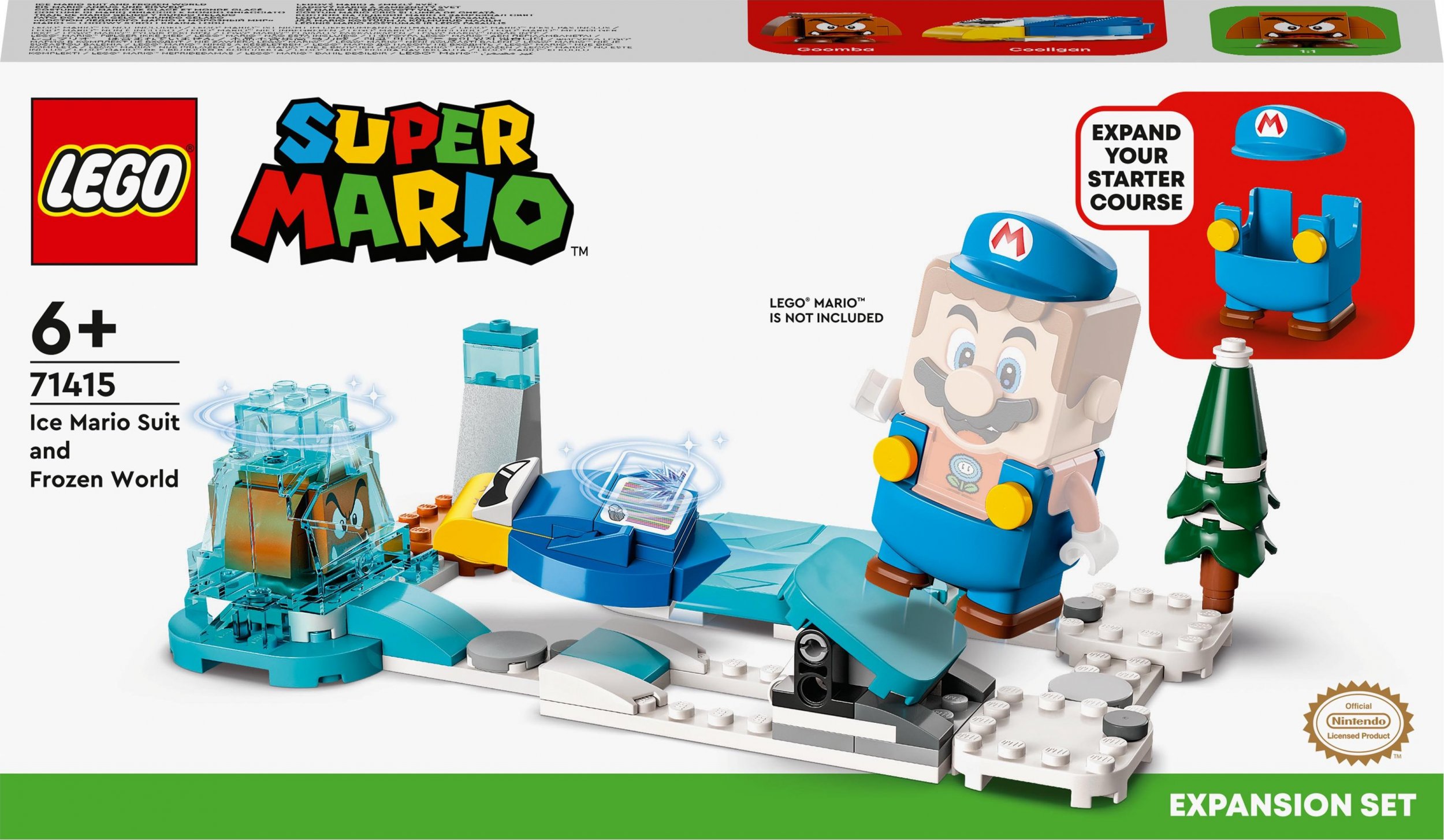 LEGO Super Mario Mario - lodowy stroj i kraina lodu - zestaw rozszerzajacy (71415) LEGO konstruktors