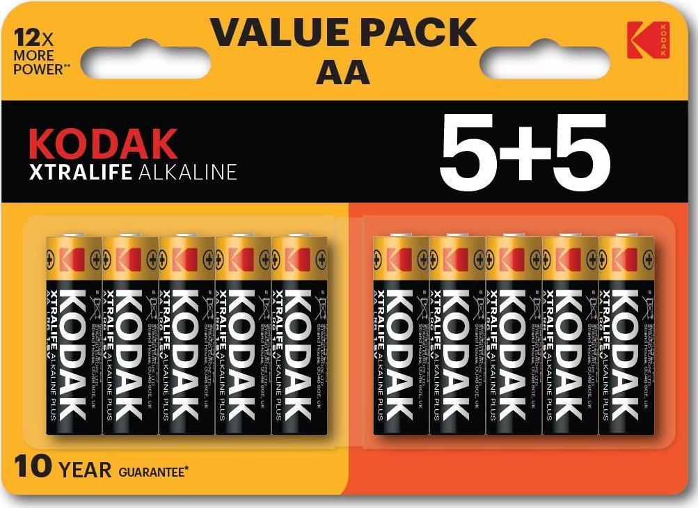 Kodak Bateria Xtralife AA / R6 10 szt. 2_442552 (8879304234570) Baterija