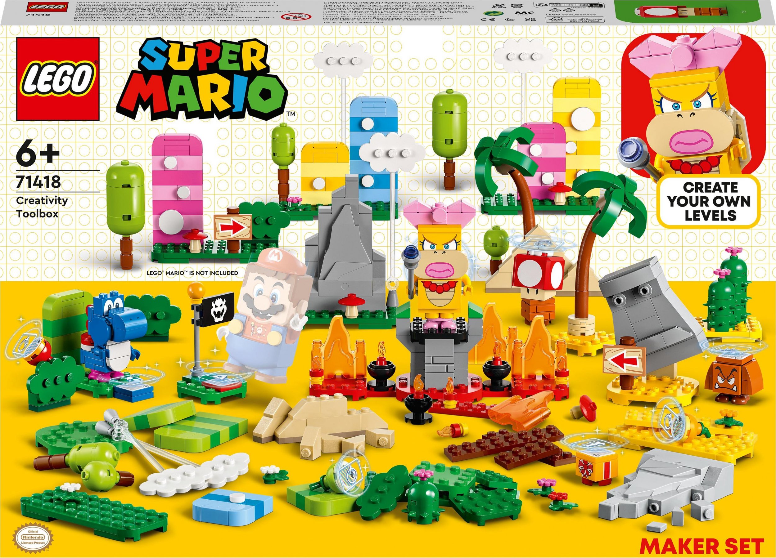 LEGO Super Mario Kreatywna skrzyneczka - zestaw tworcy (71418) LEGO konstruktors