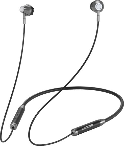 Sluchawki Lenovo HE06 Moving-Coil (bezprzewodowe,  Bluetooth, douszne, czarne) austiņas