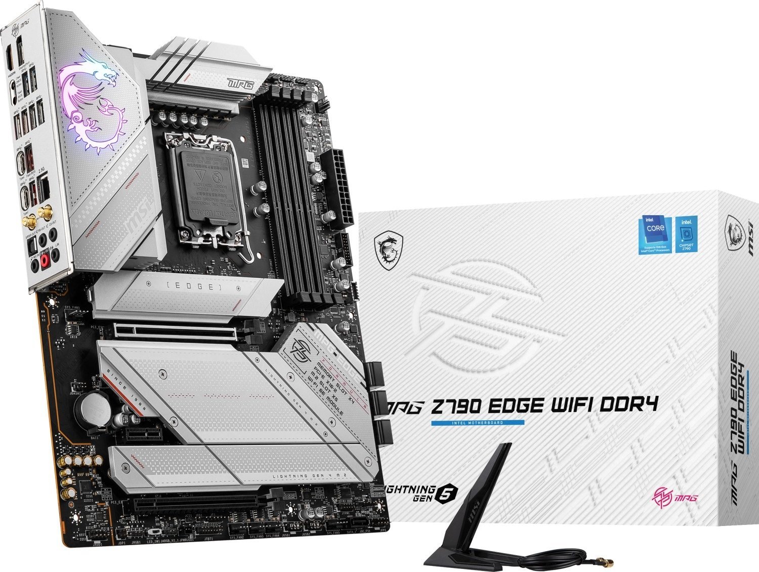 Plyta glowna MSI MPG Z790 EDGE WIFI DDR4 pamatplate, mātesplate