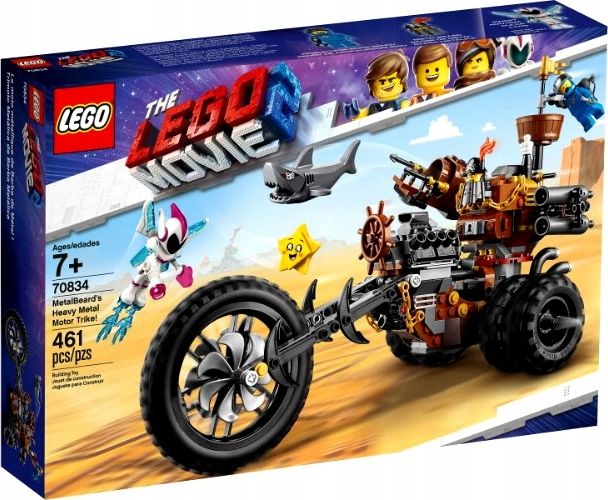LEGO Movie 2 Trojkolowiec Stalowobrodego (70834) 70834 (5702016368161) LEGO konstruktors