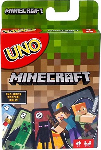 Mattel Uno Minecraft twisting game galda spēle