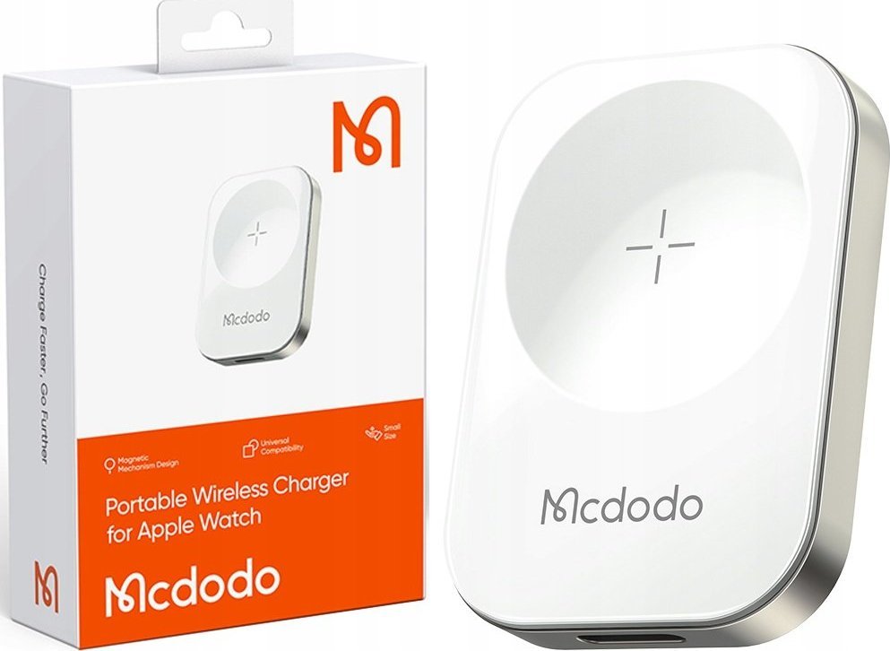 Magnetic wireless Charger McDodo for Apple Watch iekārtas lādētājs