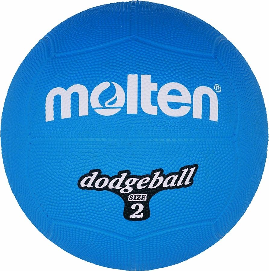 Molten Pilka gumowa Molten DB2-B dodgeball size 2 niebieska 9445 (4905741990640) bumba