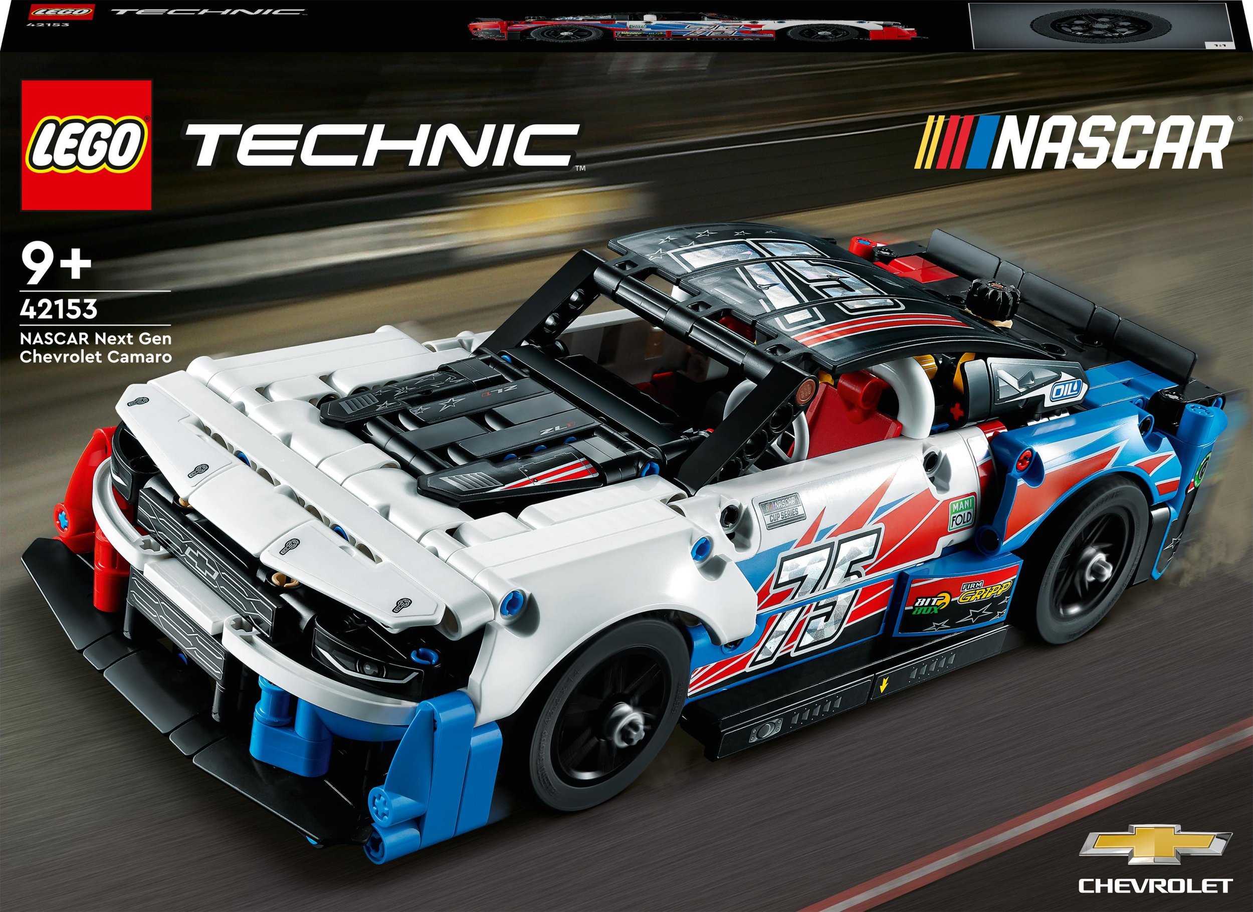 LEGO Technic NASCAR Next Gen Chevrolet Camaro ZL1 (42153) LEGO konstruktors