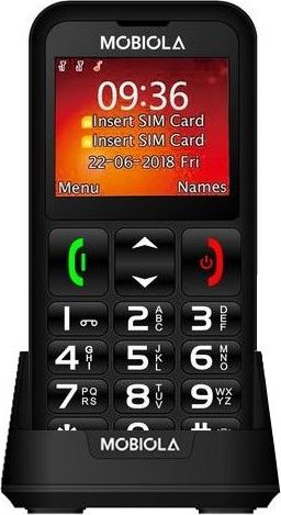 Telefon komorkowy Mobiola MB700 Dual SIM Czarny Mobilais Telefons