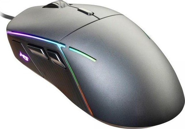 Wired gaming mouse Nemesis C375 7200 DPI RGB LED black Datora pele