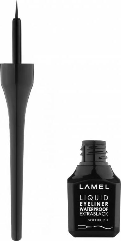 Lamel Basic Liquid Eyeliner z miekkim pedzelkiem - extrablack 3.5ml 922175 (5060449182175) acu zīmulis