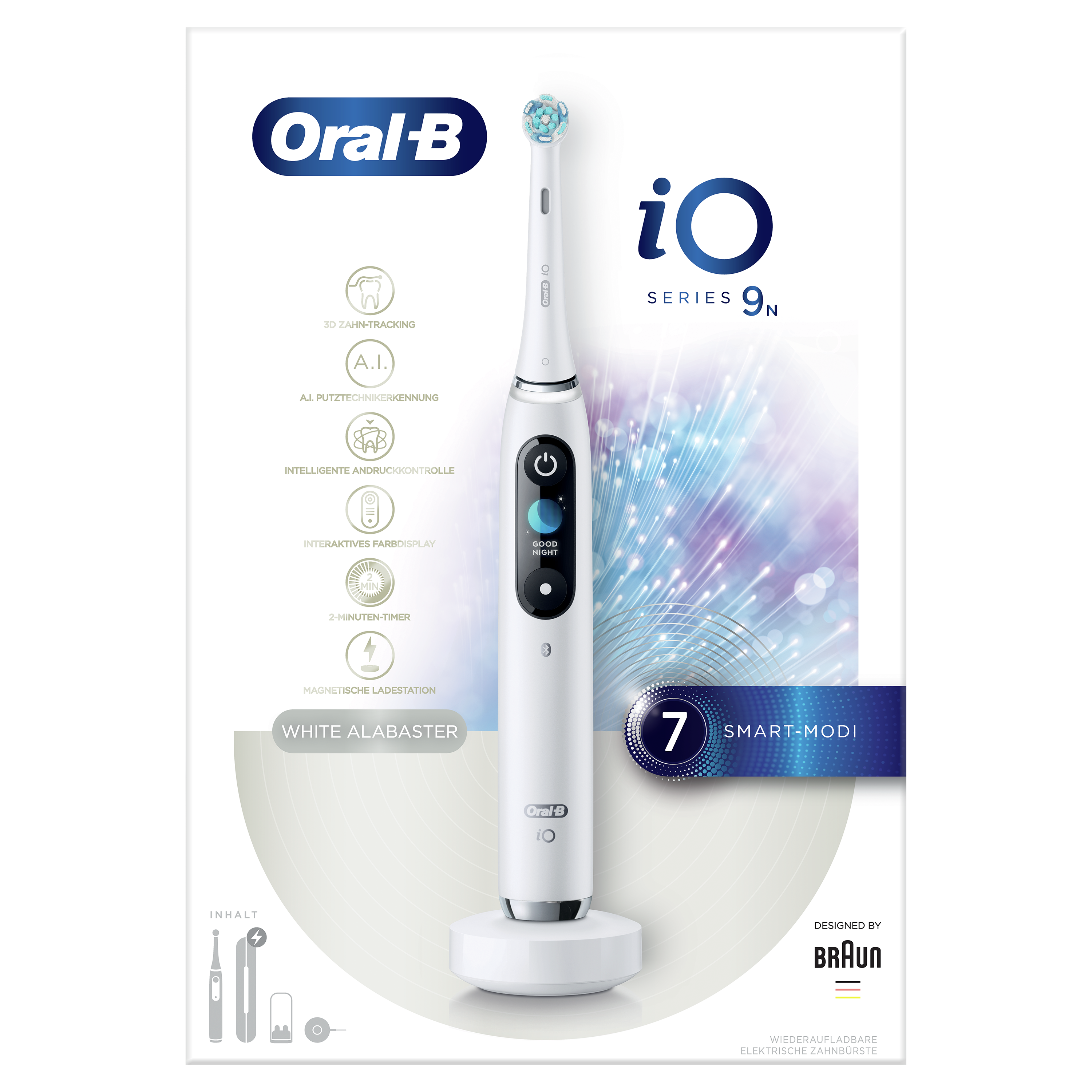 Oral-B iO 9 white mutes higiēnai