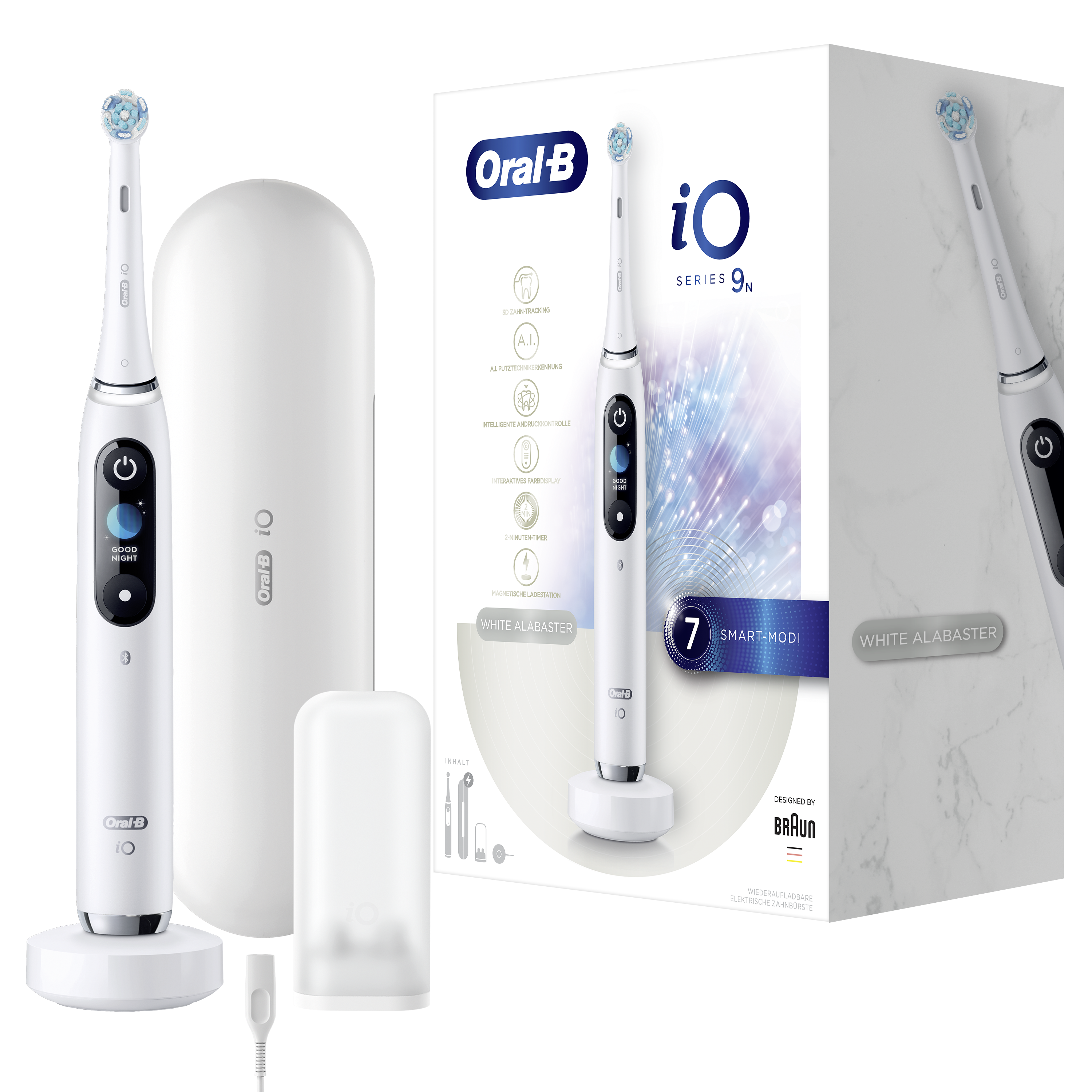 Oral-B iO 9 white mutes higiēnai