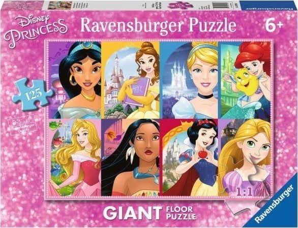 Ravensburger Puzzle 125el podlogowe Ksiezniczki. Disney Princess 097890 Ravensburger RAP 097890 (4005556097890) puzle, puzzle