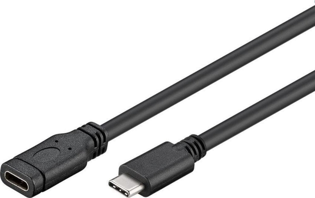 Kabel USB PremiumCord USB-C - USB-C 1.5 m Czarny (ku31mfa015) ku31mfa015 (8592220018771) USB kabelis